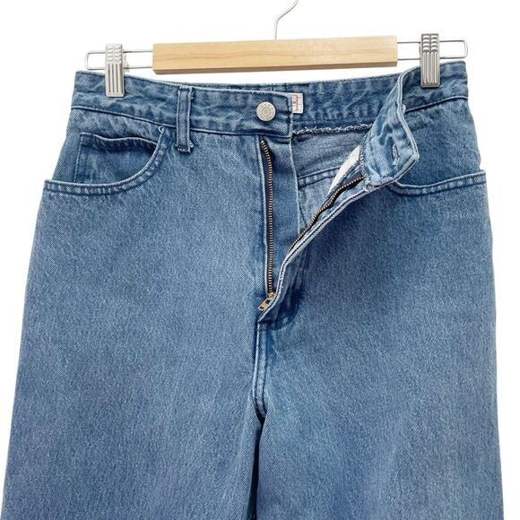 Vintage Guess Jeans High Waist Tapered Ankle Zip Mom Denim USA Made Size 30 | 10 - Picture 6 of 14